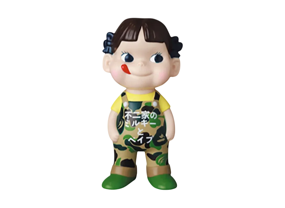 MEDICOM TOY "Fujiya Sofubi Collection" Bape X Peko-Chan Green