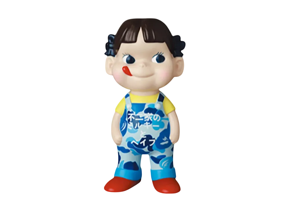 MEDICOM TOY "Fujiya Sofubi Collection" Bape X Peko-Chan Blue