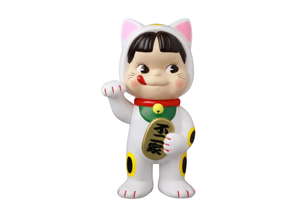 MEDICOM TOY "Fujiya Sofubi Collection" Beckoning Cat Peko-Chan