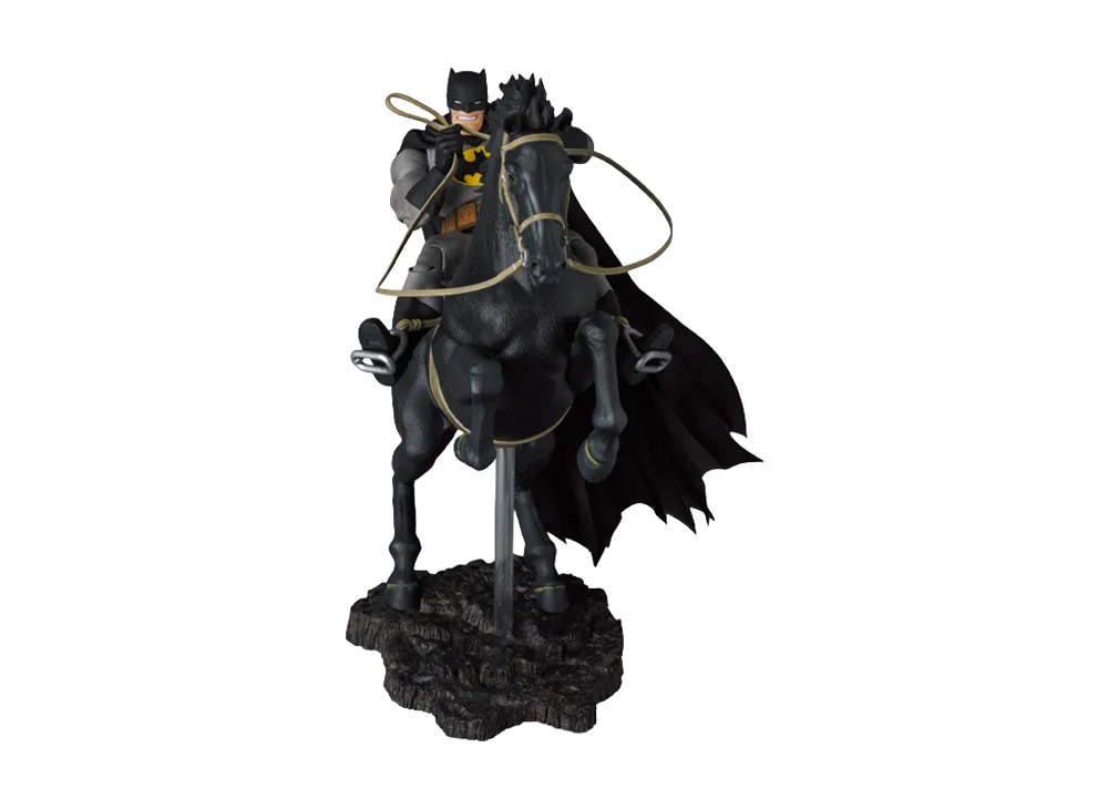 MEDICOM TOY "MAFEX No.205" -THE DARK KNIGHT RETURNS- Batman & Horse (The Dark Knight Returns)
