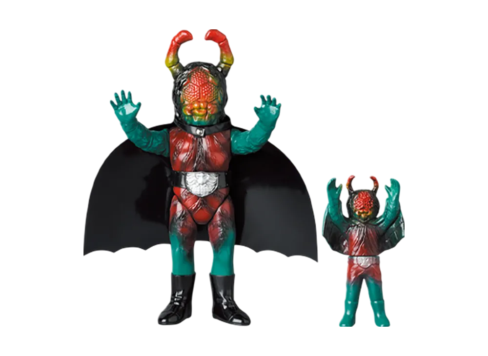 MEDICOM TOY "Toei Retro Sofvi Collection" -Masked Rider- Spider Man (Regenerated Phantom) + Mini Soft Vinyl