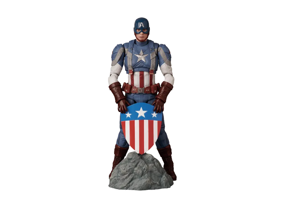 MEDICOM TOY "MAFEX No.220" -Captain America: The Winter Soldier- Captain America (Classic Suit)