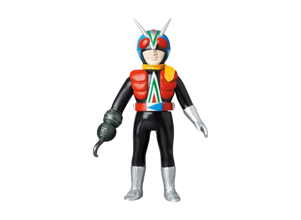 MEDICOM TOY "Toei Retro Sofvi Collection M" -Kamen Rider V3- Riderman (Rope Arm) (Middle Size)
