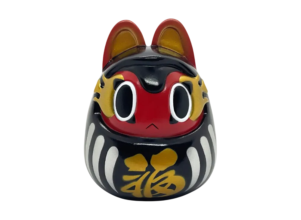 MEDICOM TOY / Teresa Local Toy Monster Daruma Inubari Jet Black (Red Bikers)