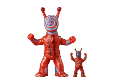 MEDICOM TOY "Toei Retro Sofvi Collection" -Android Kikaider- Daidai Snail (New Color) + Mini Soft Vinyl