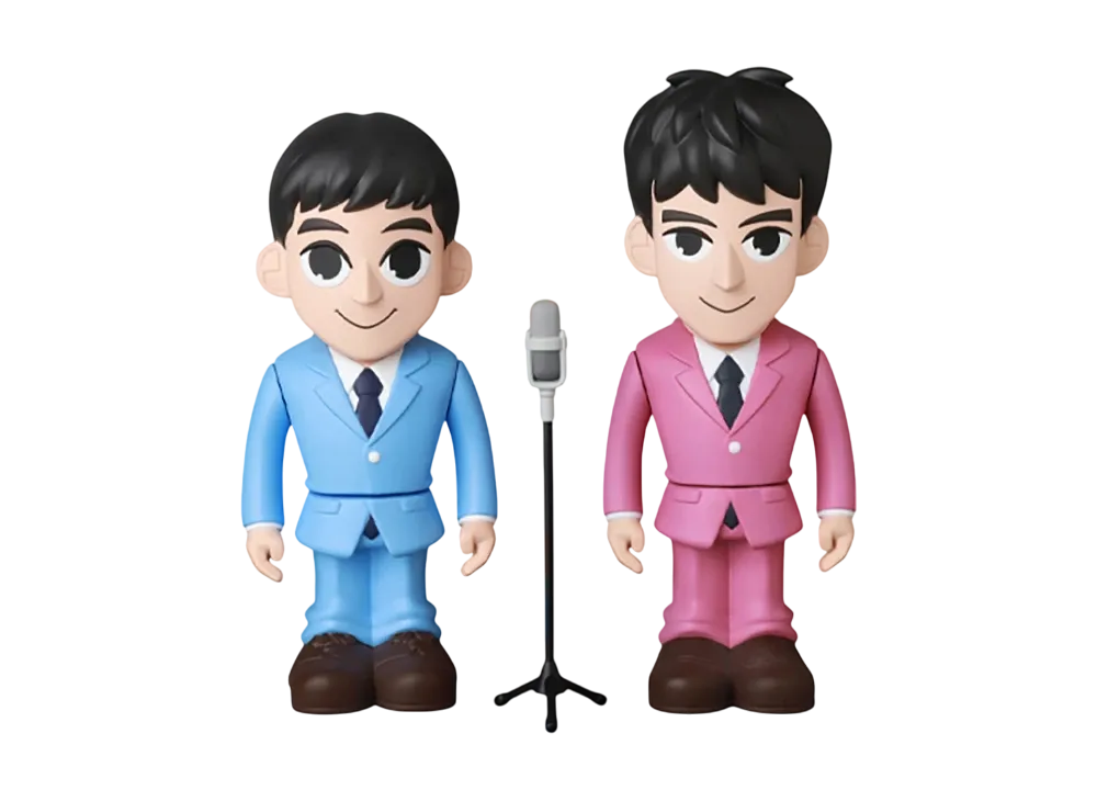MEDICOM TOY Hakata Hanamaru/Daikichi 33Rd Anniversary Figure Set