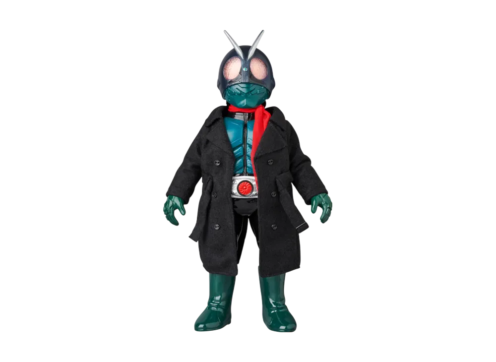MEDICOM TOY "Toei Retro Sofvi Collection" -Shin Masked Rider- Kamen Rider (Shin Kamen Rider) (Coat Ver.)