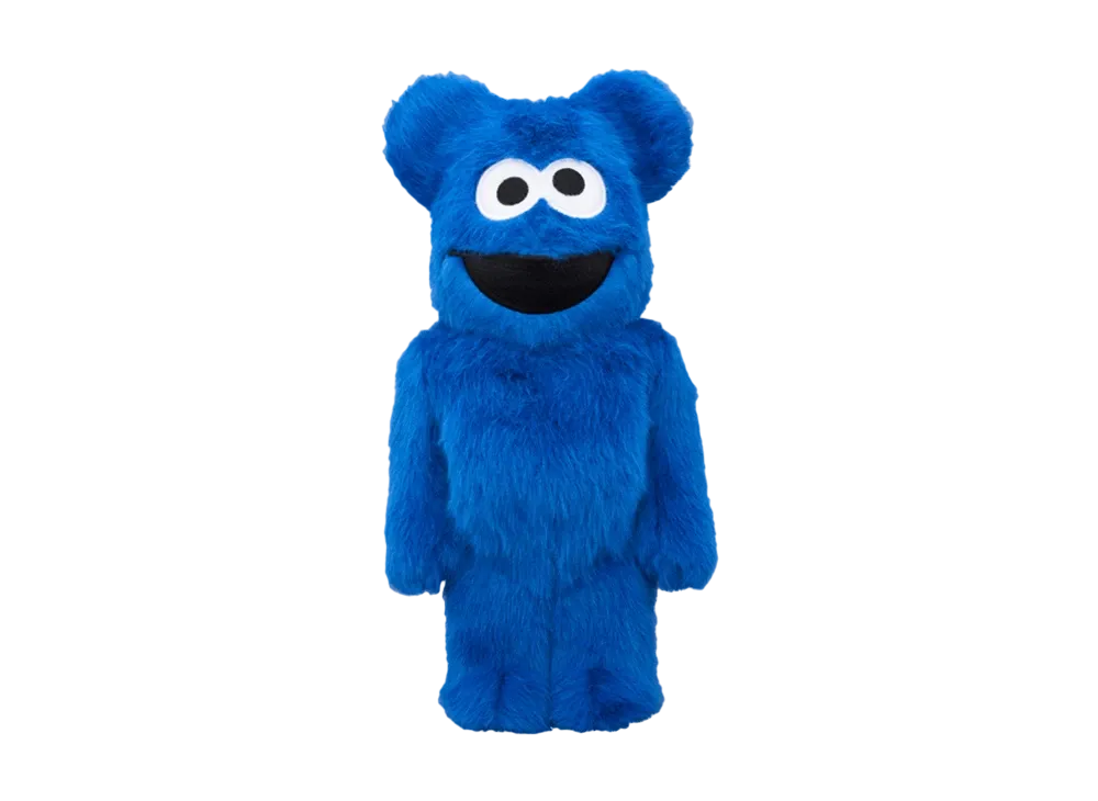 MEDICOM TOY "BEARBRICK" -SESAME STREET- COOKIE MONSTER COSTUME Ver.2.0 400%