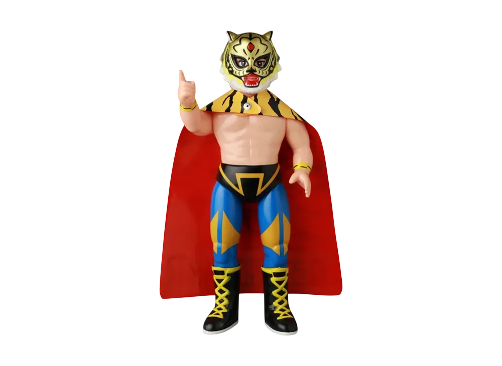 MEDICOM TOY "Sofvi Fighting Series" First Generation Tiger Mask (Initial Gold Version)