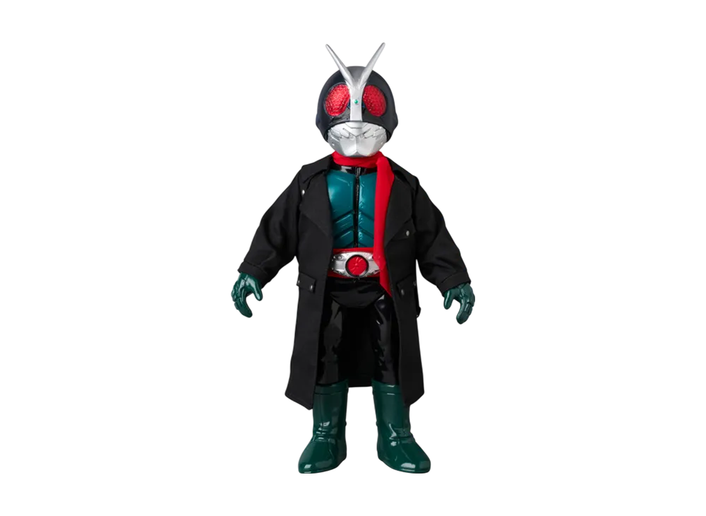 MEDICOM TOY "Toei Retro Sofvi Collection" -Shin Masked Rider- Kamen Rider No. 2 (Shin Kamen Rider) (Coat Ver.)