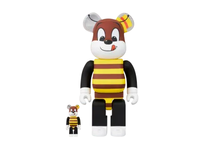 MEDICOM TOY "BEARBRICK" -Kellogg's- HONEY 100% & 400%