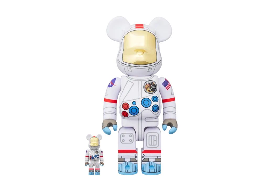 MEDICOM TOY - BE@RBRICK APOLLO17 ASTRONAUT 100％ &amp; 400％ Bearbrick-Apollo17-Astronaut-