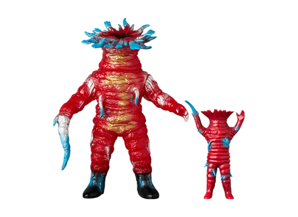 MEDICOM TOY "Toei Retro Sofvi Collection" -Masked Rider- Sea Anemone (New Color) + Mini Soft Vinyl