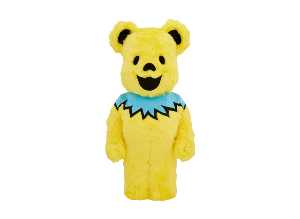 MEDICOM TOY "BEARBRICK" GRATEFUL DEAD DANCING BEARS COSTUME Ver. YELLOW 1000%