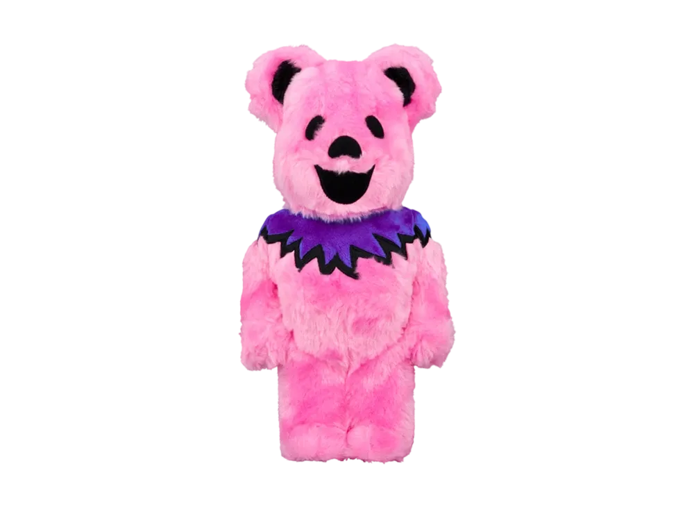 MEDICOM TOY "BEARBRICK" GRATEFUL DEAD DANCING BEARS COSTUME Ver. PINK 400%