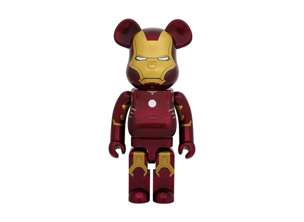 MEDICOM TOY "BEARBRICK" -INFINITY SAGA- IRON MAN MARK III 1000%