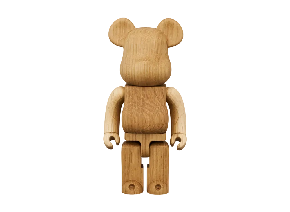 MEDICOM TOY "BEARBRICK" Karimoku oak 200%