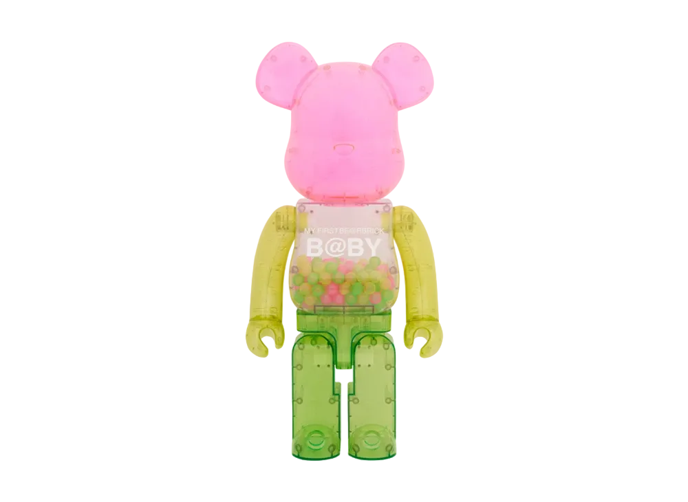 MEDICOM TOY "BEARBRICK" MY FIRST BEARBRICK BABY 1st Color Clear Ver. 1000%