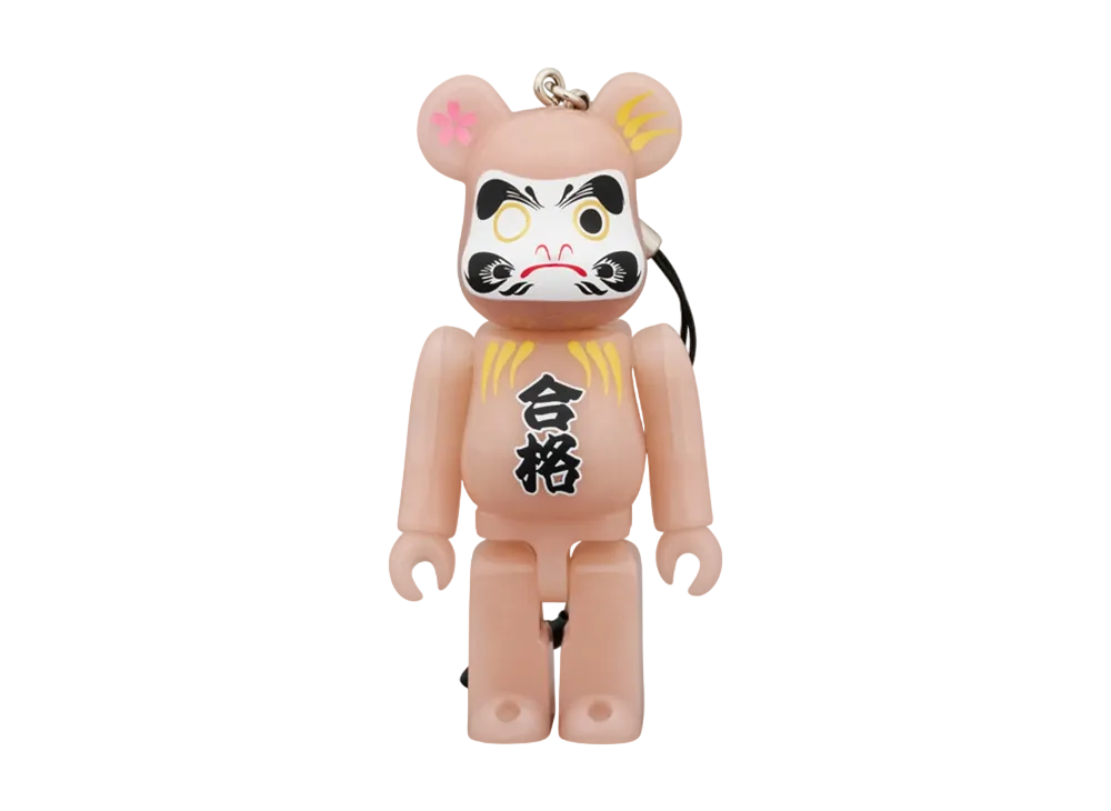 MEDICOM TOY "BEARBRICK" Daruma Gokaku Red Luminous 100%