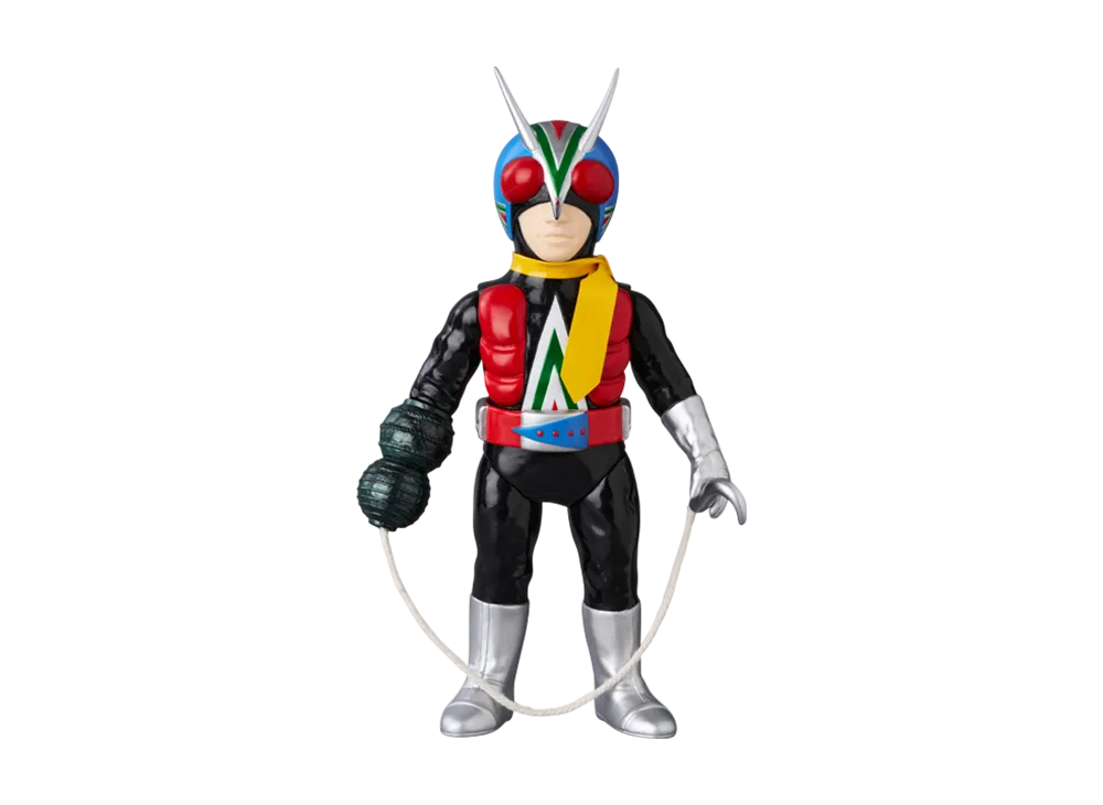 MEDICOM TOY "Toei Retro Sofvi Collection" -Kamen Rider V3- Riderman (Ver. With Rope Arm String)
