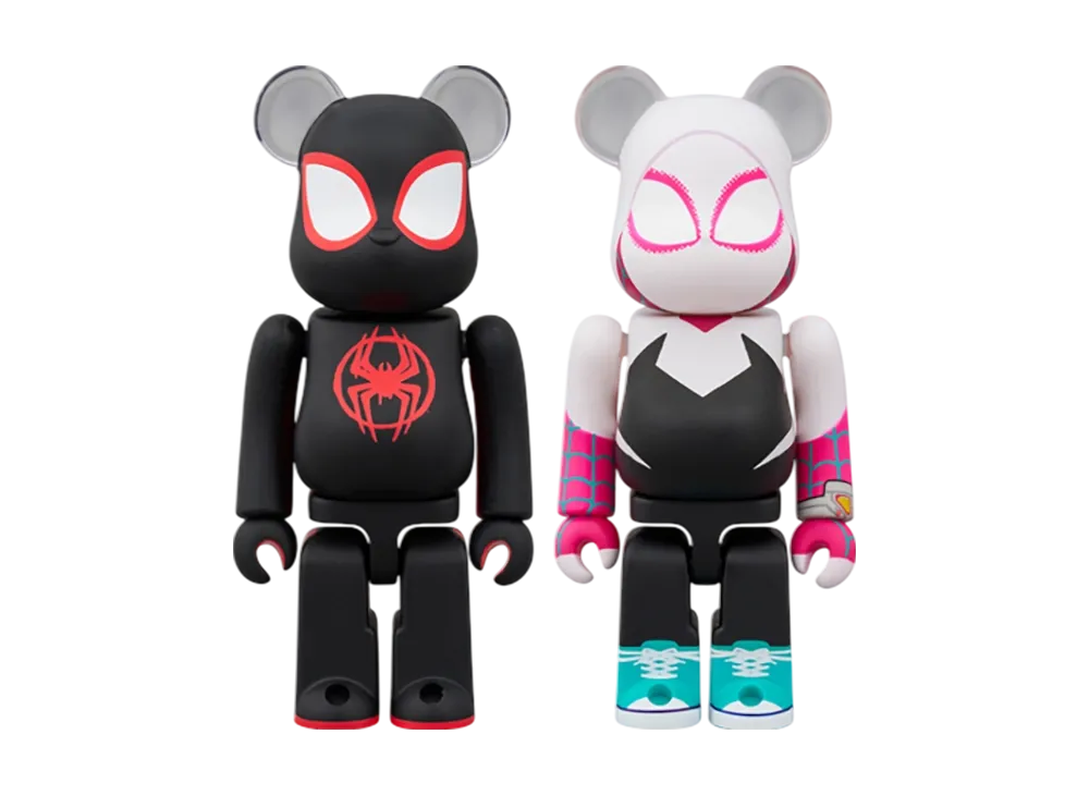 新品未開封♪　BE@RBRICK SPIDER-GWEN 100％ ＆ 400％ MEDICOM TOY 