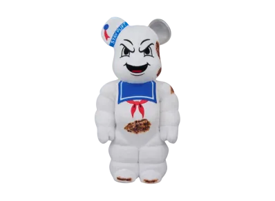 MEDICOM TOY "BEARBRICK" -Ghostbusters- Stay Puft Marshmallow Man "Angry Face" Costume Ver. 400%