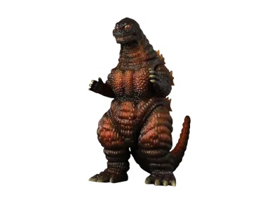MEDICOM TOY "NEW ART GUILD" Godzilla (1995) Standard Size Mouth Closed