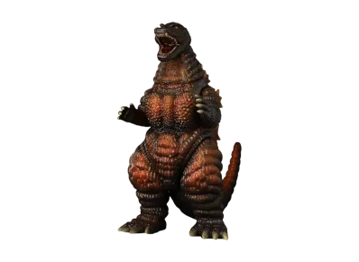 MEDICOM TOY "NEW ART GUILD" Godzilla (1995) Standard Size Open Mouth