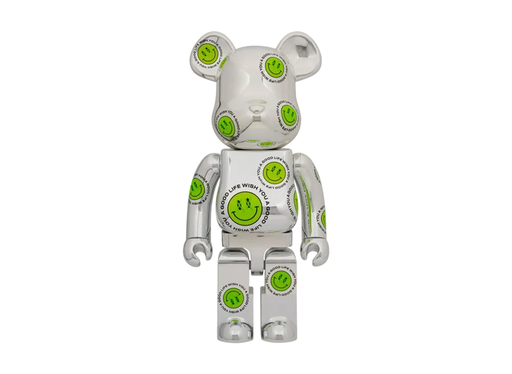 MEDICOM TOY "BEARBRICK" WISH YOU A GOOD LIFE NICKTHEREAL 1000%
