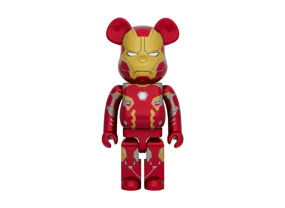 MEDICOM TOY "BEARBRICK" -INFINITY SAGA- IRON MAN MARK 45 1000%