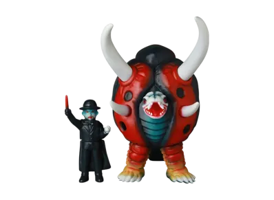 MEDICOM TOY "MAT(MONSTER ART TOY)" Black End & Mini Black Directive