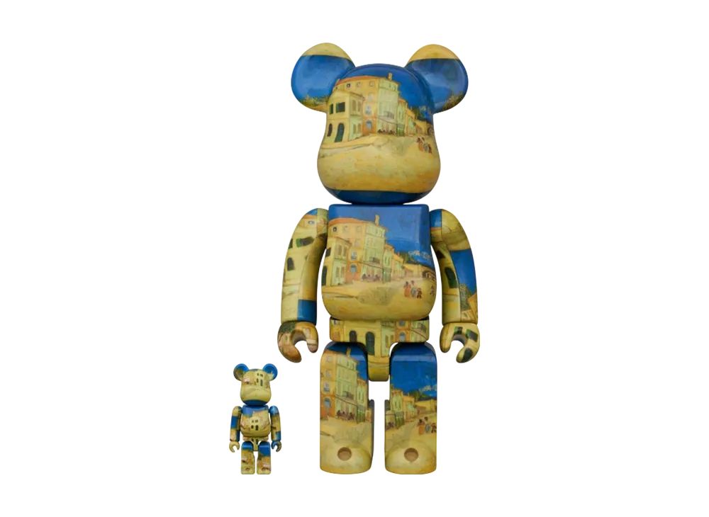 MEDICOM TOY "BEARBRICK" Van Gogh Museum The Yellow House (The Street) 100% & 400%