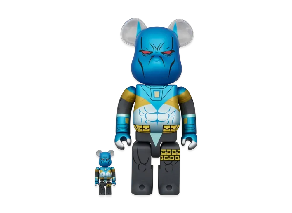 MEDICOM TOY "BEARBRICK" -BATMAN- Knightfall Batman 100% & 400%