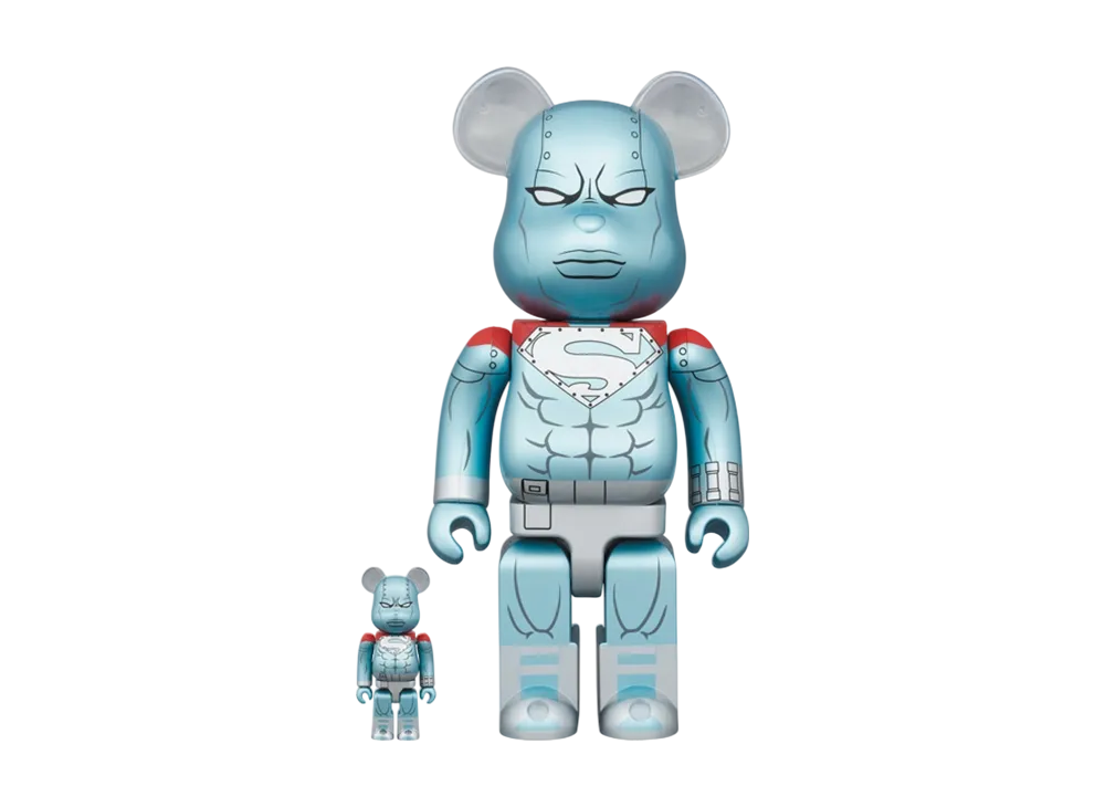 MEDICOM TOY "BEARBRICK" Steel 100% & 400%