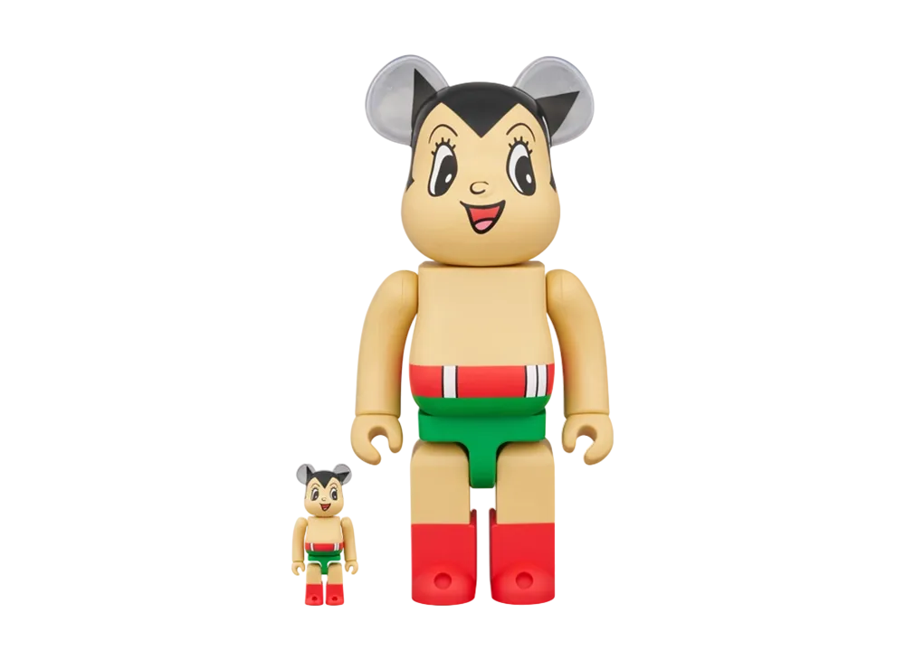 MEDICOM TOY "BEARBRICK" Astro Boy First Published In Book Form Ver. 100% & 400%