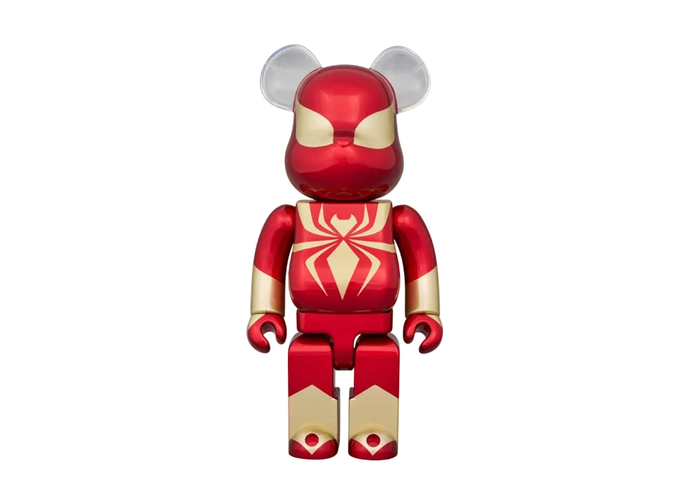MEDICOM TOY "BEARBRICK" -THE AMAZING SPIDER-MAN- IRON SPIDER 400%