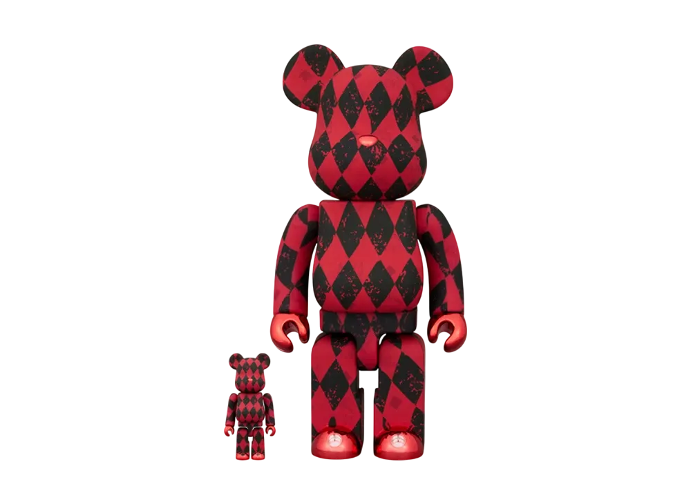 MEDICOM TOY "BEARBRICK" -MCM- HARLEY QUINN 100% & 400%