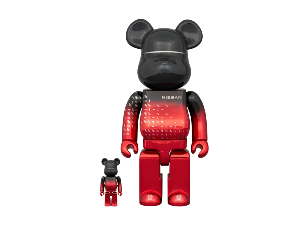 MEDICOM TOY "BEARBRICK" NISSAN "Sakura at Japanese Dawn" 100% & 400%