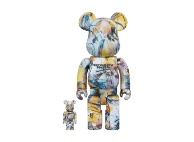 MEDICOM TOY "BEARBRICK" Creepy Nuts 100% & 400%