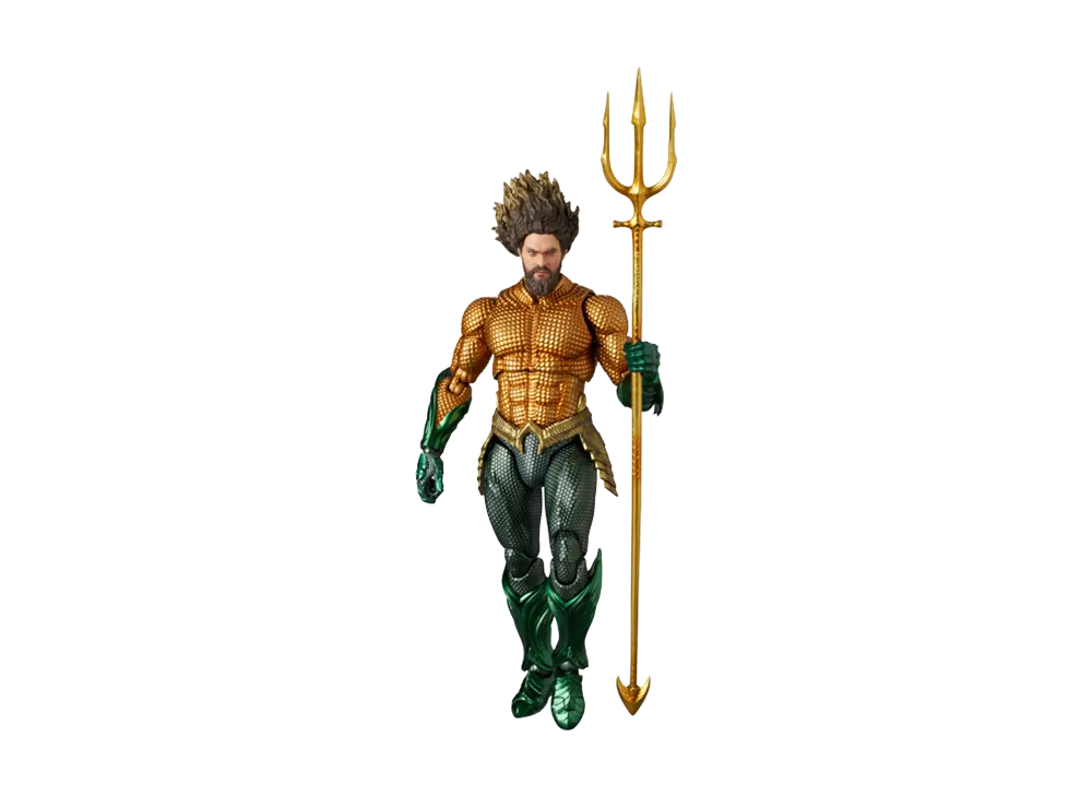 MEDICOM TOY "MAFEX No.267" -AQUAMAN AND THE LOST KINGDOM- Aquaman (Gold & Green Suit)