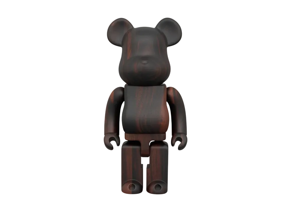 MEDICOM TOY "BEARBRICK" Karimoku Ebony 200%
