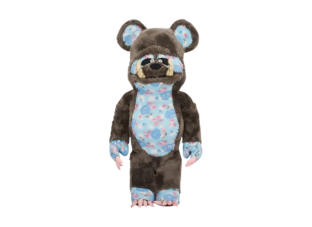 MEDICOM TOY "BEARBRICK" Anne Valerie Dupond One Of Kind Golden Fangs 1000%