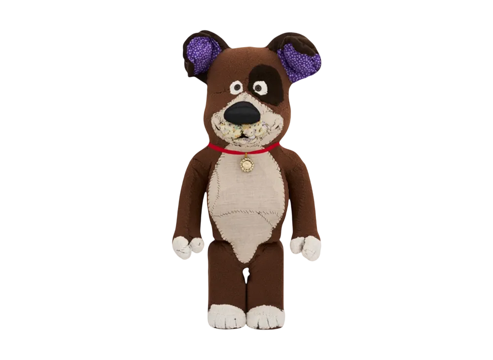 MEDICOM TOY "BEARBRICK" Anne Valerie Dupond One Of Kind Gold Collar 1000%