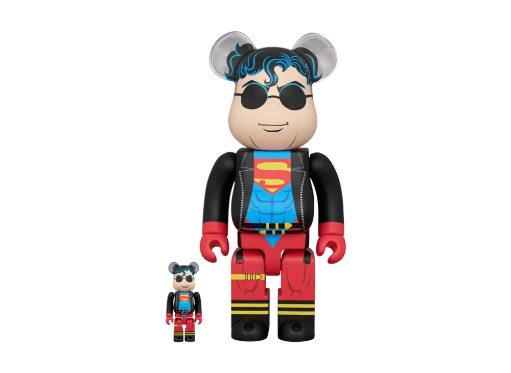 MEDICOM TOY "BEARBRICK" -Superman- Superboy 100% & 400%