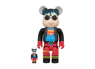 MEDICOM TOY "BEARBRICK" -Superman- Superboy 100% & 400%