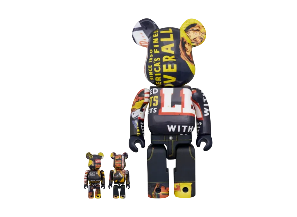 MEDICOM TOY "BEARBRICK" LEVI'S Banner 100% & 400%