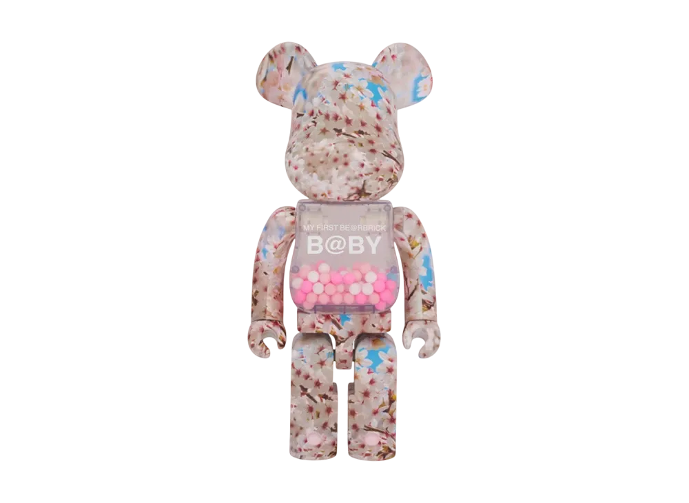 MEDICOM TOY "BEARBRICK" My First Bearbrick Baby Sakura Ver. 1000%