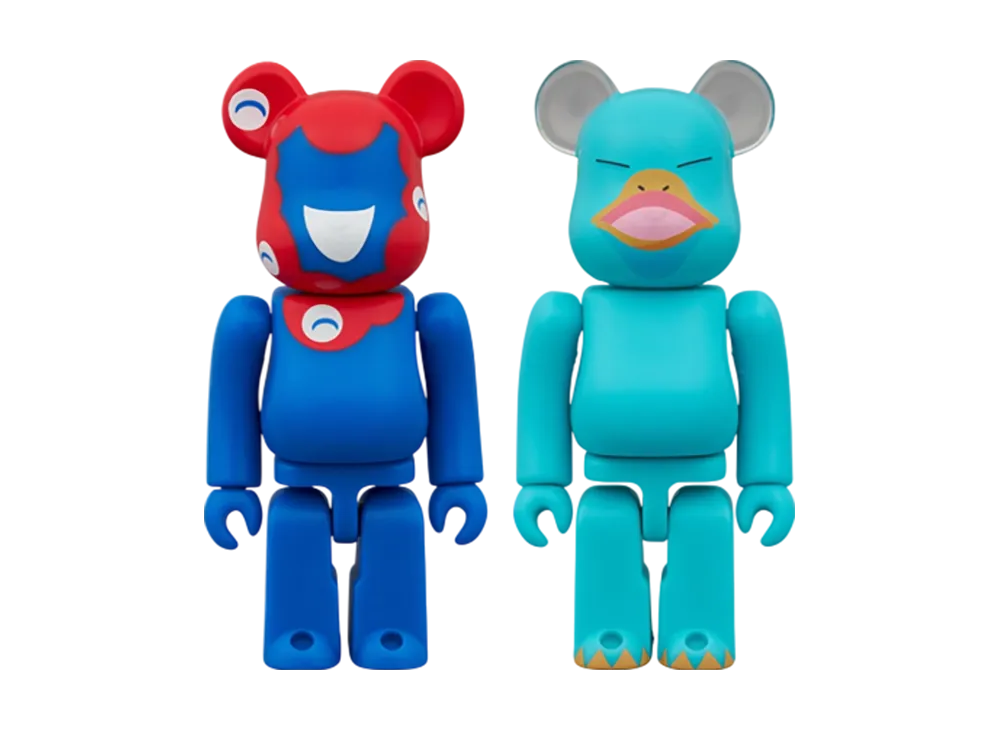 MEDICOM TOY "BEARBRICK" Myak Myak & Iko-Chan 2 Pcs Set