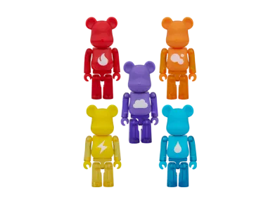 MEDICOM TOY "BEARBRICK" Japan Pavilion Element 5 Pcs Set 2025 Japan International Expo (Osaka/Kansai Expo)