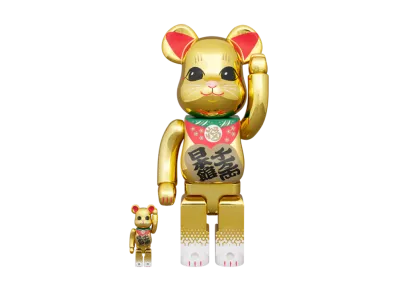 MEDICOM TOY "BEARBRICK" Japan Pavilion Lucky Cat 100% & 400% 2025 Japan International Expo (Osaka/Kansai Expo)
